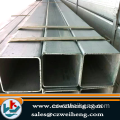 ASTM a500 Gr. C tubo de acero rectangular SizesWelded negro carbono gavalnized acero cuadrado rectangular tubo para la estructura proveedor